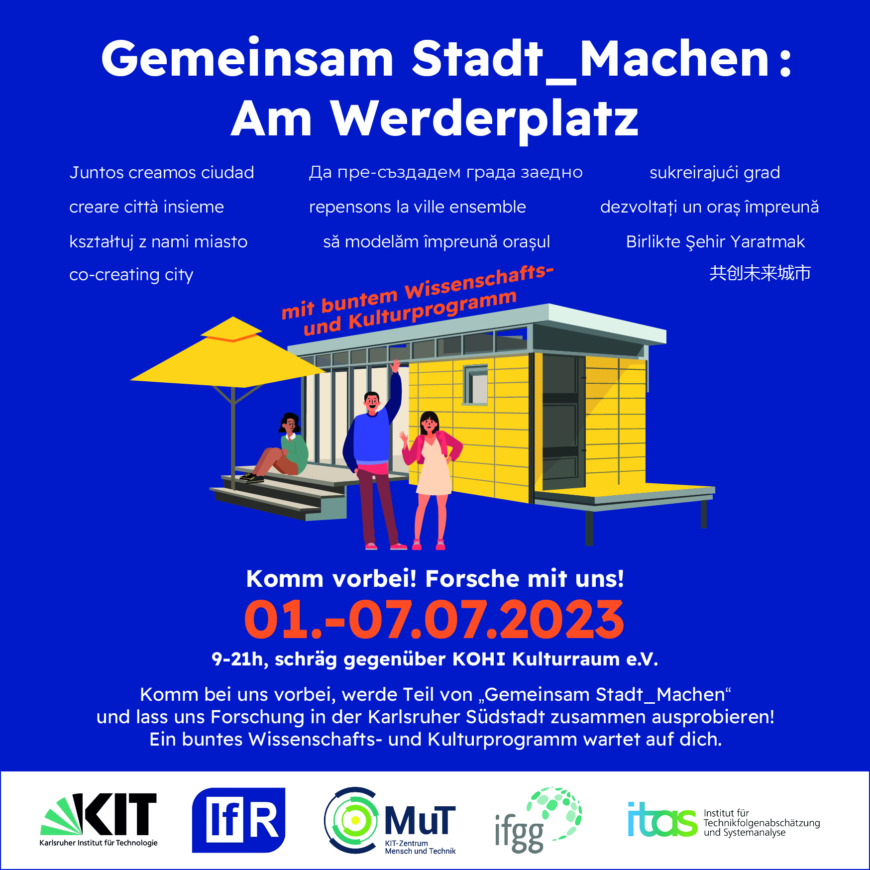 Flyer Gemeinsam Stadt_Machen: Am Werderplatz