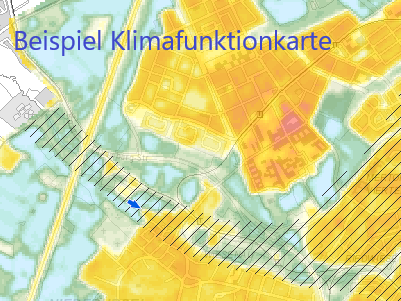 klimafunktionskarte der stadt frankfurt
